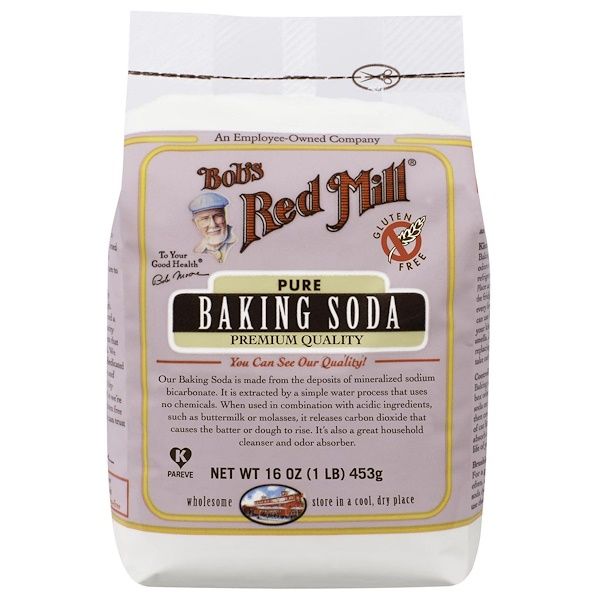 Bob's Red Mill, Pure Baking Soda, Gluten Free, 16 oz (453 g)