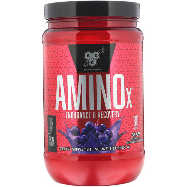 BSN, Amino-X, Endurance & Recovery, Grape, 15.3 oz (435 g)