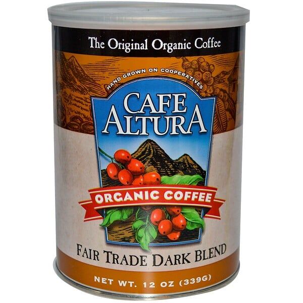 Cafe Altura, Organic Coffee, Fair Trade Dark Blend, 12 oz (339 g)