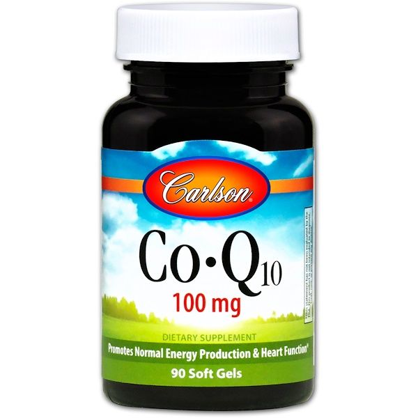 Carlson Labs, CO-Q10, 100 mg, 90 Soft Gels