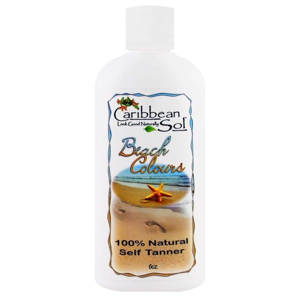 Caribbean Solutions, Beach Colours, Natural Self Tanner, 6 oz