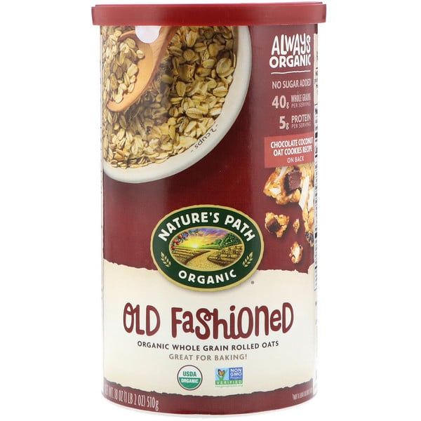 Country Choice Organic, Nature's Path Organic Oats, Old Fashioned, 18 oz (510 g)