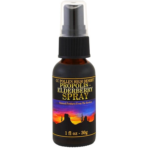 C.C. , Propolis Elderberry Spray, 1 fl oz (30 g)