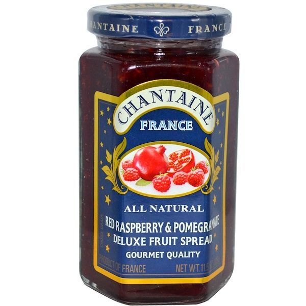 Chantaine, Deluxe Fruit Spread, Red Raspberry & Pomegranate, 11.5 oz (325 g)