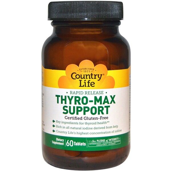 Country Life, Thyro-Max Support, 60 s