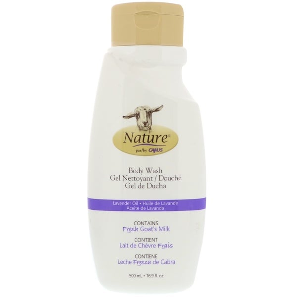 Canus, Body Wash, With Fresh Goat's Milk, Lavender Oil, 16.9 fl oz (500 ml)