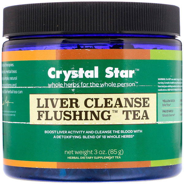 Crystal Star, Liver Cleanse Flushing Tea, 3 oz (85 g)