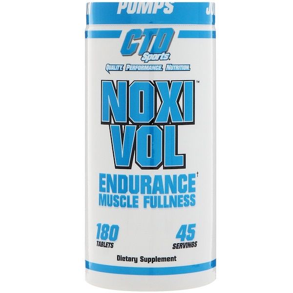 CTD Sports, Noxivol, 180 Tablets