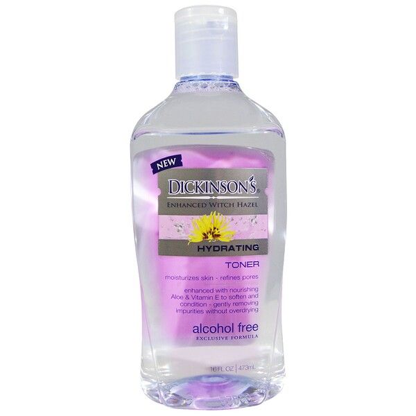 Dickinson Brands, Enhanced Witch Hazel, Hydrating Toner, Alcohol Free, 16 fl oz (473 ml)