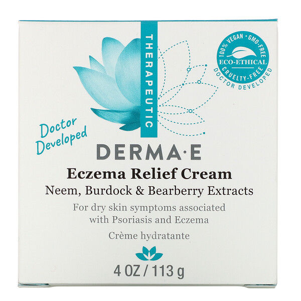 Derma E, Psorzema Cream, 4 oz (113 g)