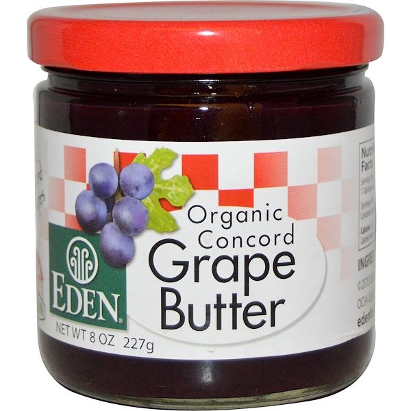 Eden Foods, Organic Concord Grape Butter, 8 oz (227 g) (Discontinued Item)