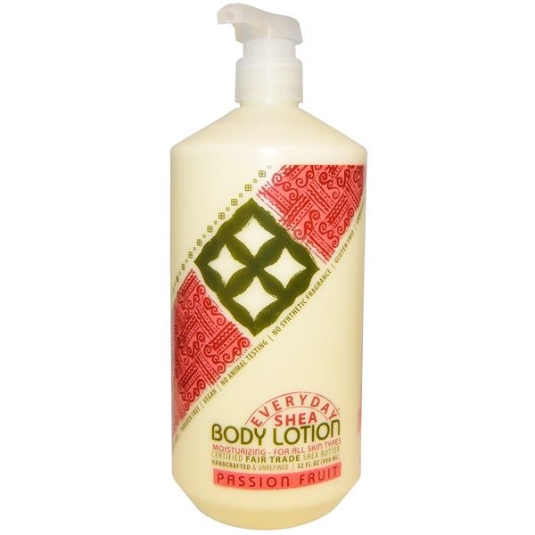 Everyday Shea, Moisturizing Body Lotion, Passion Fruit, 32 fl oz (950 ml)