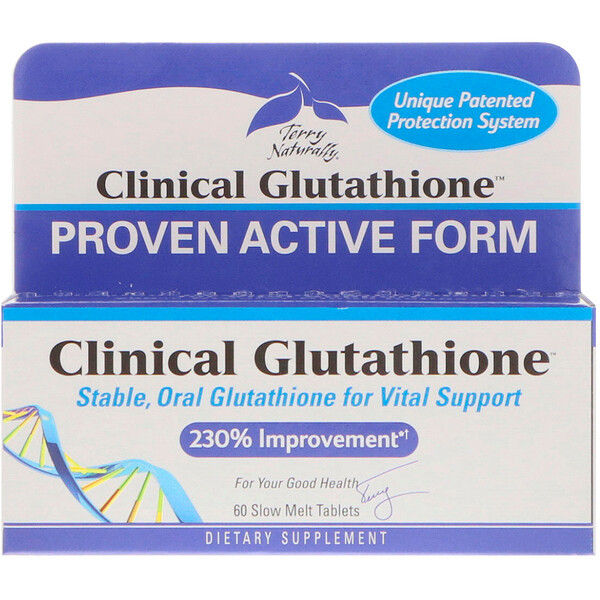 europharma glutathione Europharma Terry Naturally Clinical Glutathione 60 Slow Melt Tablets 60