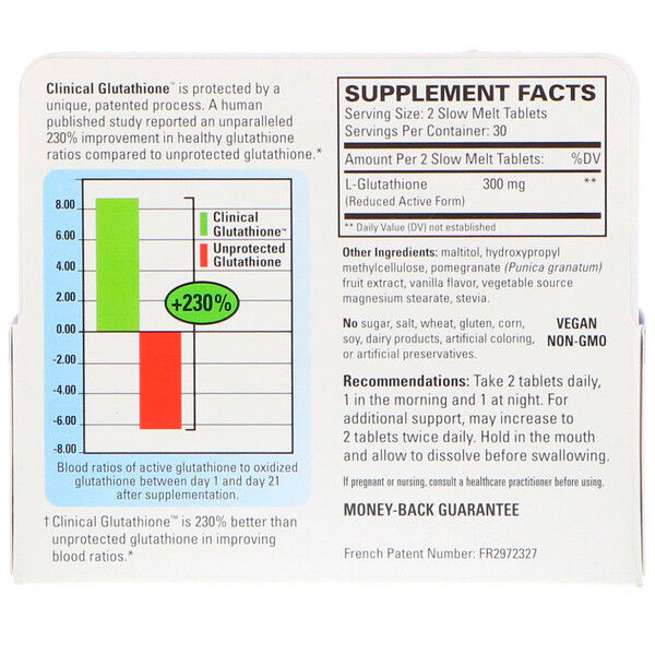europharma glutathione Europharma Terry Naturally Clinical Glutathione 60 Slow Melt Tablets 60