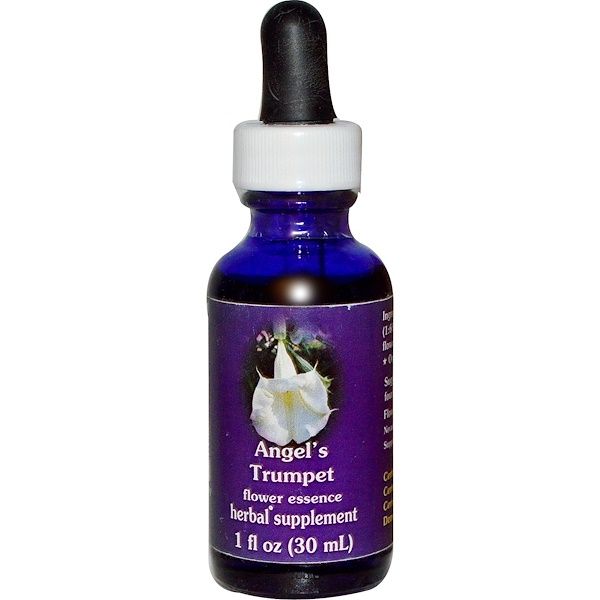 Flower Essence Services, Angel's Trumpet, Flower Essence, 1 fl oz (30 ml) (Discontinued Item)