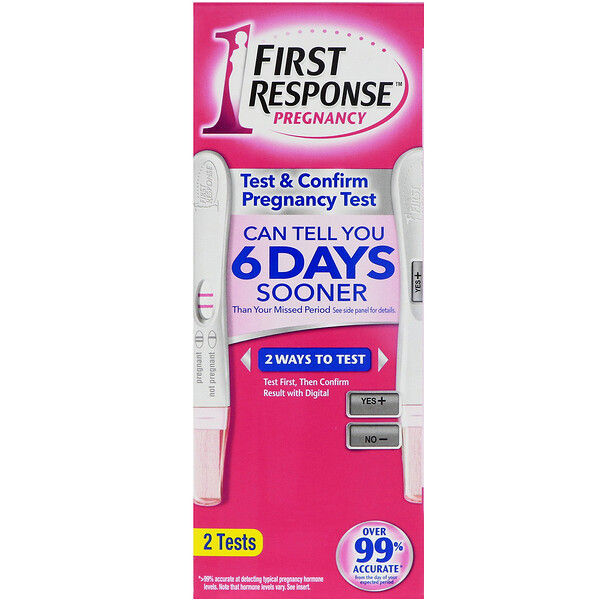 First Response, Test & Confirm Pregnancy, 2 Tests