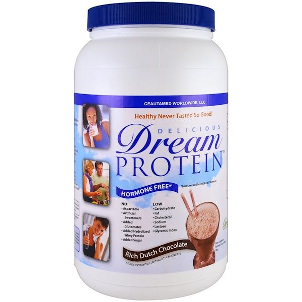 Greens First, Dream Protein Shake, Rich Dutch Chocolate, 1.56 lbs (720 g) (Discontinued Item)