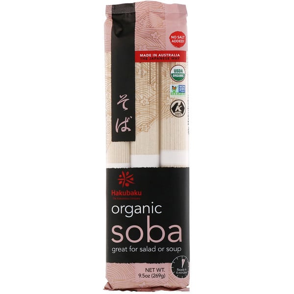 Hakubaku, Organic Soba, 9.5 oz (269 g)