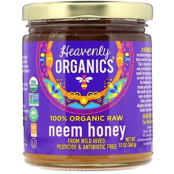 Heavenly Organics, 100% Organic Raw Neem Honey, 12 oz (340 g)