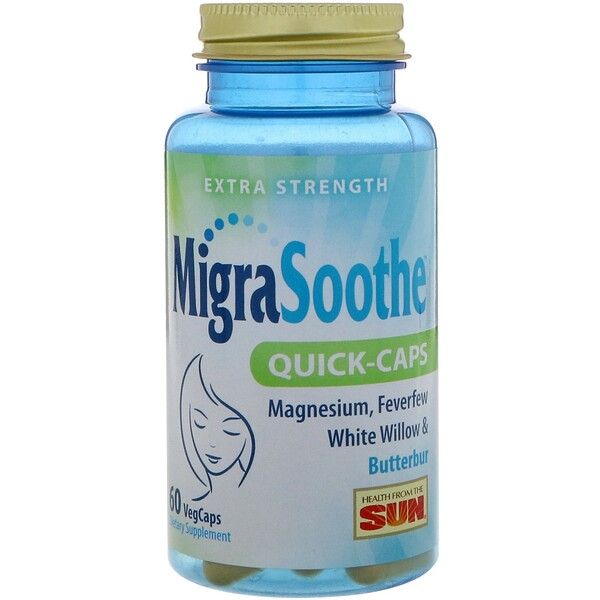  From The Sun, MigraSoothe Quick-Caps, 60 VegCaps (Discontinued Item)