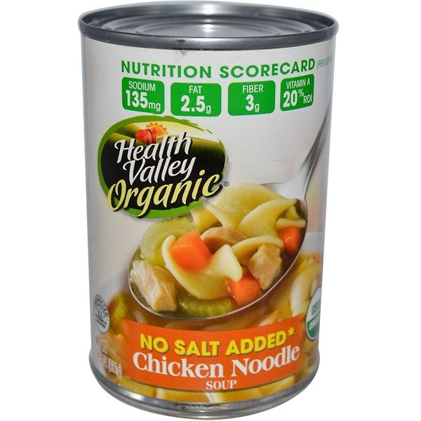 Health Valley, Organic, Chicken Noodle Soup, 14.5 oz (411 g)
