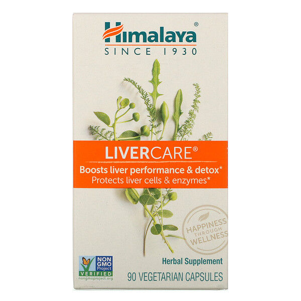 Himalaya, LiverCare, 90 Vegetarian s 180 Count (2x90)