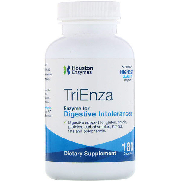 Houston Enzymes, TriEnza, 180 Capsules 360 Count (2x180)