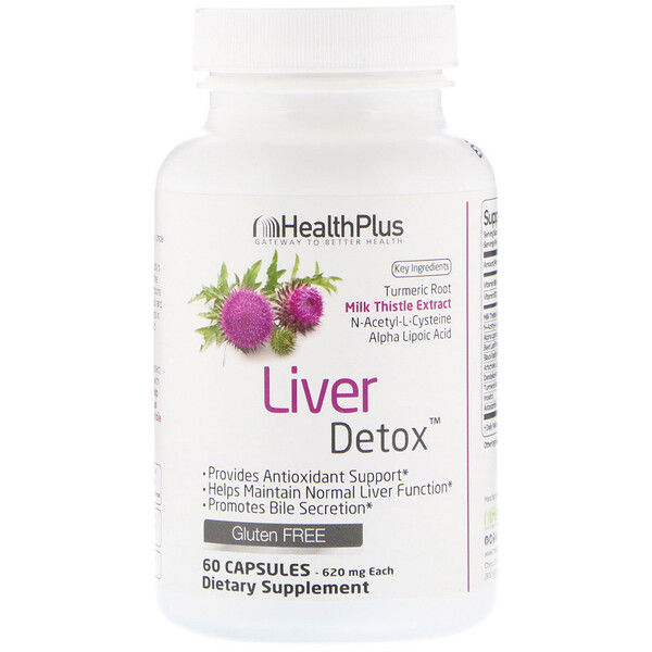  Plus, Liver Detox, 60 s 120 Count (2x60)