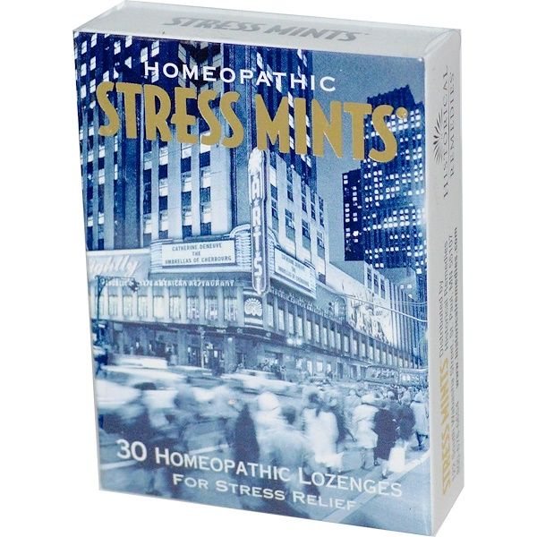 Historical Remedies, Stress Mints, 30 Homeopathic Lozenges 60 Count (2x30)