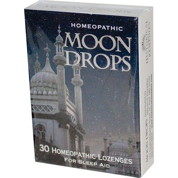 Historical Remedies, Moon Drops, 30 Homeopathic Lozenges 60 Count (2x30)