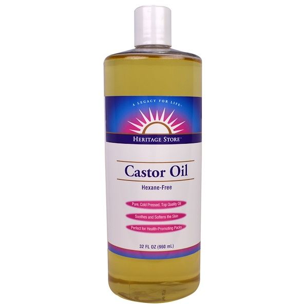 Heritage Store, Castor Oil, 32 fl oz (960 ml)