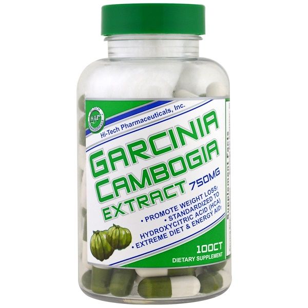 Hi Tech Pharmaceuticals, Garcinia Cambogia Extract, 750 mg, 100 Capsules (Discontinued Item)