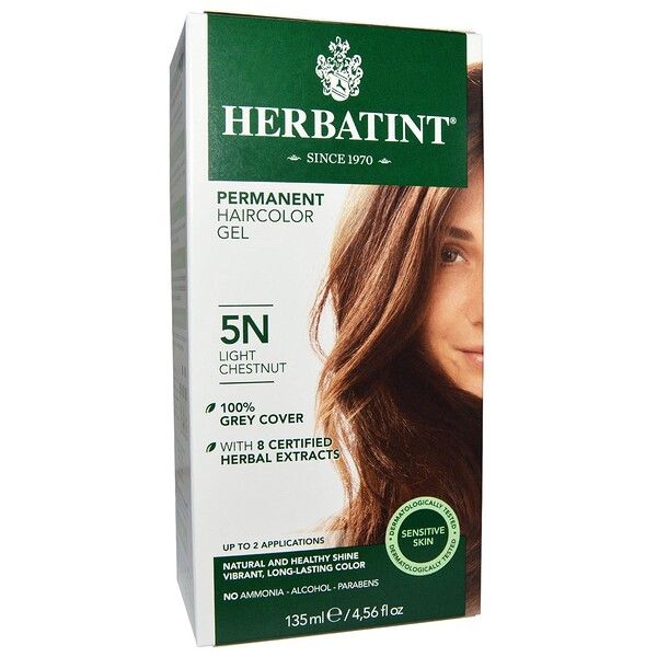 atint, Permanent Haircolor Gel, 5N, Light Chestnut, 4.56 fl oz (135 ml)