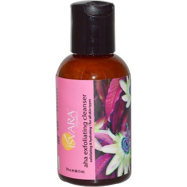 Isvara Organics, AHA Exfoliating Cleanser, 3 fl oz (88.72 ml)