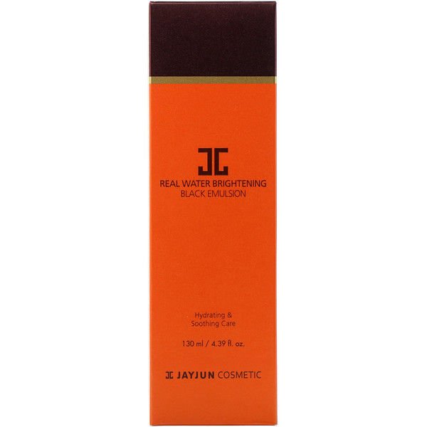 Jayjun Cosmetic, Real Water Brightening Black Emulsion, 4.39 fl oz (130 ml)