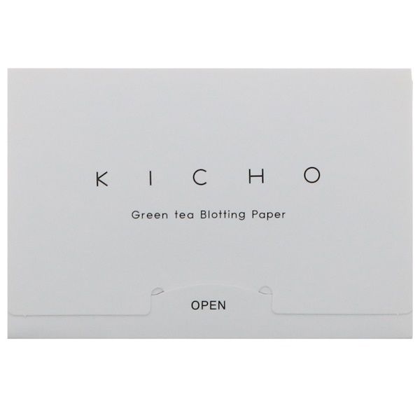 Kicho, Green Tea Blotting Paper, 50 Pieces 100 Count (2x50)