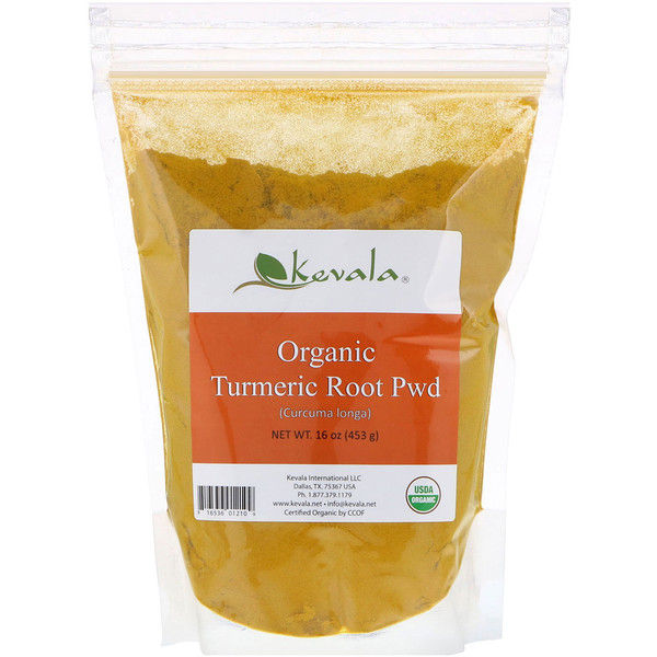 Kevala,  Turmeric Root Pwd, 16 oz (453 g)