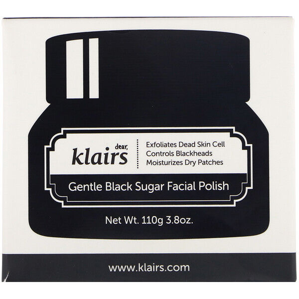 Dear, Klairs, Gentle Black Sugar Facial Polish, 3.8 oz (110 g)