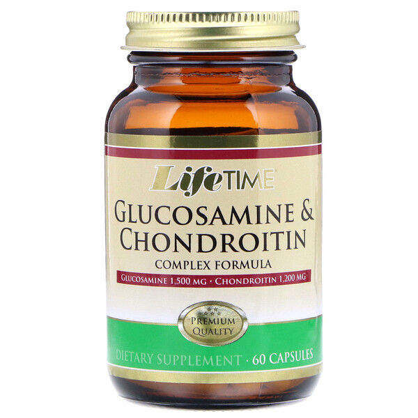 LifeTime s, Glucosamine & Chondroitin Complex Formula, 60 s
