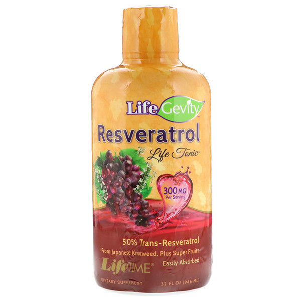 LifeTime s, LifeGevity Resveratrol Life Tonic, 32 fl oz (942 ml)
