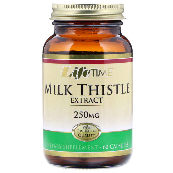 LifeTime s, Milk Thistle Extract, 250 mg, 60 s