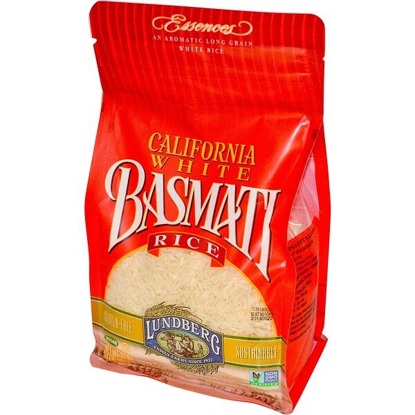 Lundberg, California White Basmati Rice, 2 lbs (907 g) (Discontinued Item)