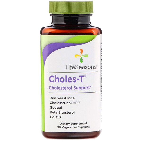 LifeSeasons, Choles-T, Cholesterol Support, 90 Vegetarian s
