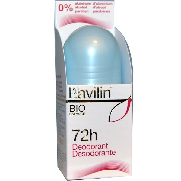 Lavilin, 72h Deodorant, 2.1 oz (60 ml) 2 Count (2x1)