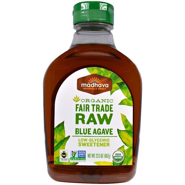 Madhava Natural Sweeteners, Organic Fair Trade Raw Blue Agave, 1.5 lbs (667 g)