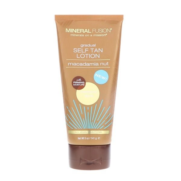 Mineral Fusion, Gradual Self Tan Lotion, Medium/Dark, Macadamia Nut, 5 oz (141 g)