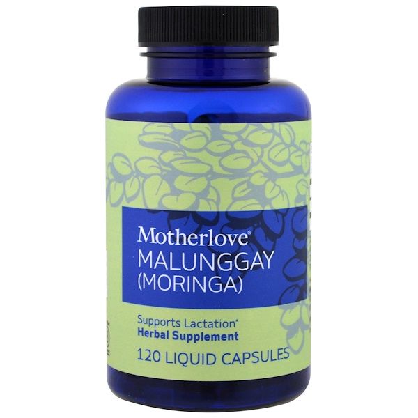 Motherlove, Malunggay (Moringa), 120 Liquid Capsules 120 Count