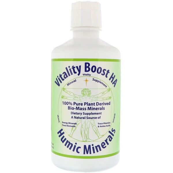 Morningstar Minerals, Vitality Boost HA, Humic Minerals, 32 fl oz (946 ml)