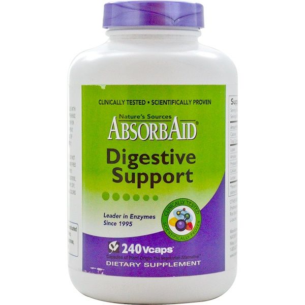 AbsorbAid, Digestive Support, 240 Vcaps