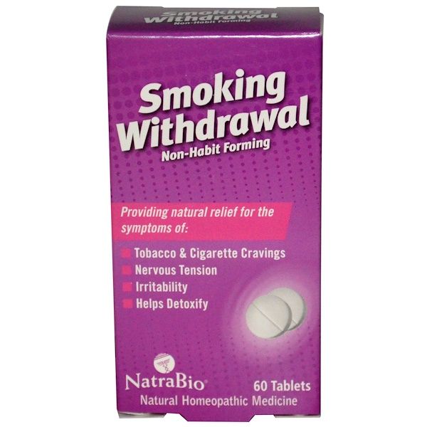 NatraBio, Smoking Withdrawal, 60 s 60 Count